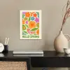 Illustratie - Bloemen - Quote - Kleurrijk poster papier klein -sfeer1