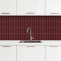 Lijnen - Patroon - Bordeaux keuken achterwand 2 middel 871 -3d