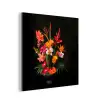 Boeket - Bloemen - Exotisch aluminium wit klein -3d