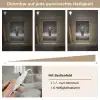 Olifant - Zwart - Wit - Rook Light Box met kabel (Tafellamp) klein -USP_dimbaarDE