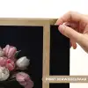 Bloemen - Roze - Tulpen - Vaas Light Box met batterij (Wandlamp) middel -USP_websiteprintNL