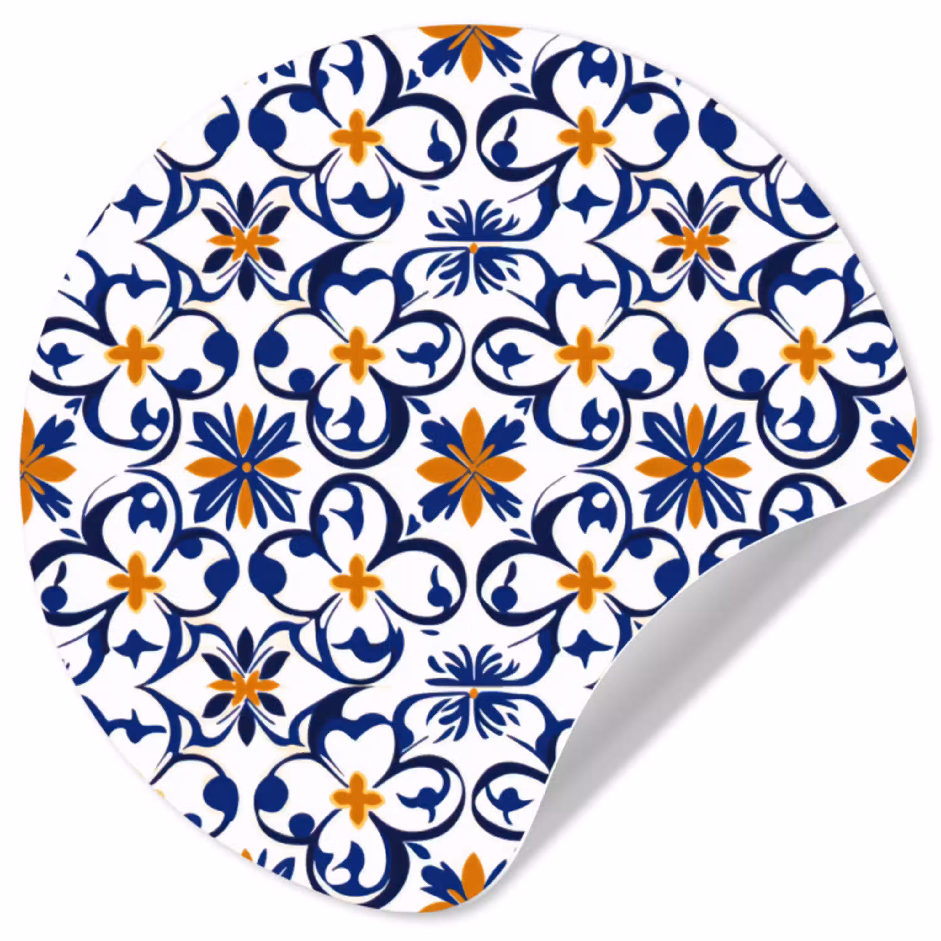 Patroon - Modern - Kleurrijk Wandcirkel behangsticker klein 186 -3d