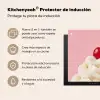 Kers - Slagroom - Roze Inductie beschermer vinyl 3mm middel -zzzzzzusp-haakje_ES
