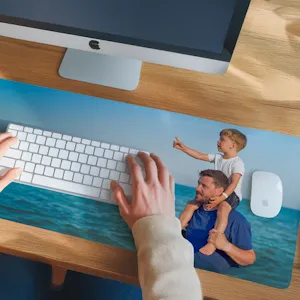 Bureau onderlegger persoonlijke foto