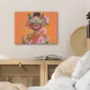 Vlinders - Vrouw - Zonnebril - Kleurrijk PET vilt klein -sfeer3