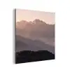 Panorama - Landschap - Bergen aluminium wit klein -3d