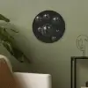Discoballen - Minimalistisch - Zwart Akoestische PET Vilt - Rond klein -sfeer2