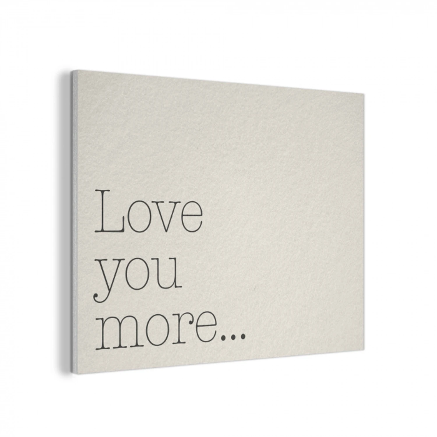 Minimalistisch - Love - Beige PET vilt klein -3d