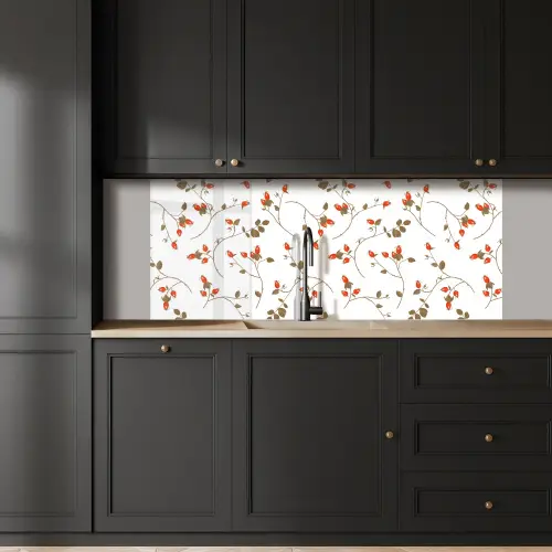 Patronen - Planten - Romantisch - Botanisch keuken achterwand 2 middel 871 -sfeer1
