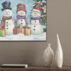 Vrolijk -  Sneeuw - Kleurrijk PET vilt klein -sfeer6_closeup