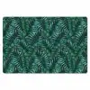 Palmbladeren - Blauw - Tint - Zwart Placemat vinyl groot 368 -zzsfeer1_Kitchenyeah-website