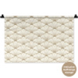 Klassiek - Art - Beige Wandkleed katoen klein 269 -t3d_DE
