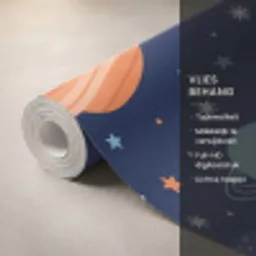 Ruimte - Planeten - Kleurrijk Behang Vlies klein -USP_closeupNL