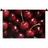 Rood - Fruit - Kersen Wandkleed katoen klein -zz3d