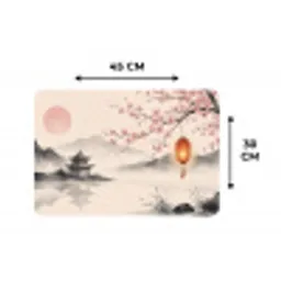 Zon - Japans - Traditioneel Placemat vinyl groot -specs