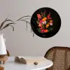 Boeket - Bloemen - Exotisch Wandcirkel behangsticker klein -sfeer3