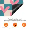 Vlakken - Hartjes - Patroon - Retro Inductie beschermer vinyl 3mm klein 276 -zzzzzzz-td-onderkant