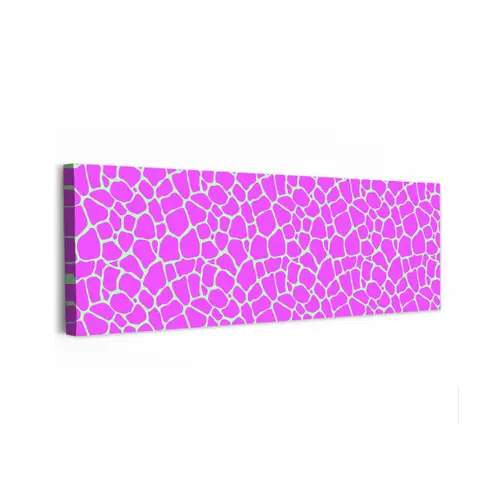 Mintgroen - Roze - Vlekken - Patroon canvas 2cm klein 828 -z3d
