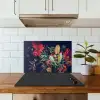 Boeket - Stilleven - Bloemen - Planten - Rood keuken achterwand spatscherm klein -sfeer2