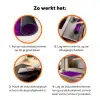 Olie - Verf - Texturen - Fel Inductie beschermer vinyl 3mm klein 276 -zzzzzzz-td-werking