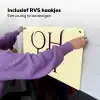 Oh hi - Geel - Monogram Inductie beschemer met haakjes klein -ky-ophangen-nl