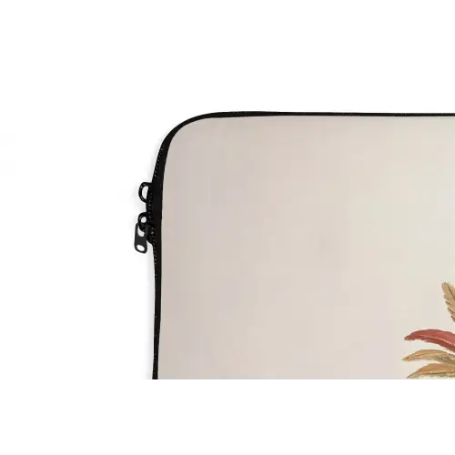 Palmbomen - Heuvels - Minimalistisch - Zachtroze laptophoes neopreen klein -detail