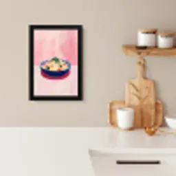 Rijst - Illustratie - Kom - Groente KitchenYeah - Keuken - Fotolijst klein -sfeer1