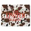 Koeienprint - Limited edition - Rood muismat rubber klein -3d