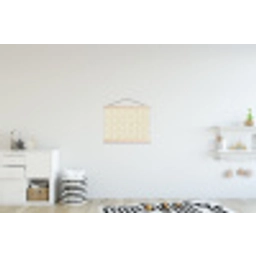 Floraal - Ornament - Beige textielposter latten blank klein 122 -kinderkamer