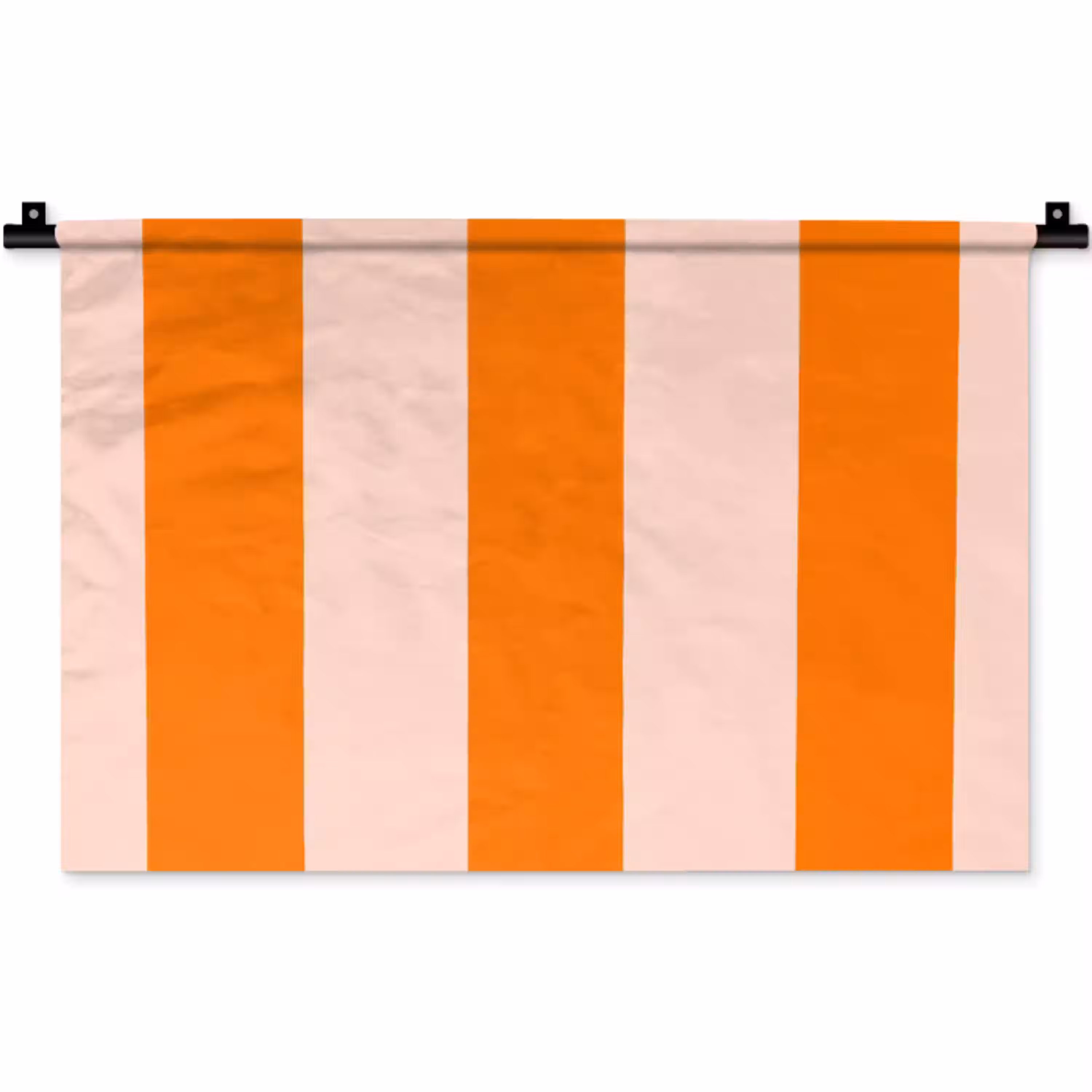 Strepen - Modern - Oranje Wandkleed katoen klein 269 -zz3d
