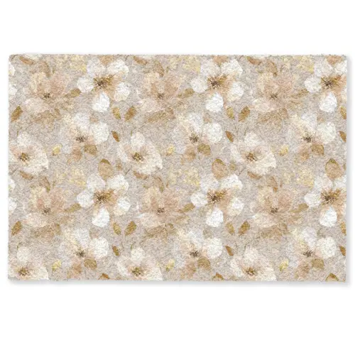 Bloemen - artistiek - Goud Deurmat klein 898 -zkaufland3d