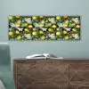 Hangende - Citroenen - Witte - Bloemetjes canvas 2cm klein 828 -sfeer4