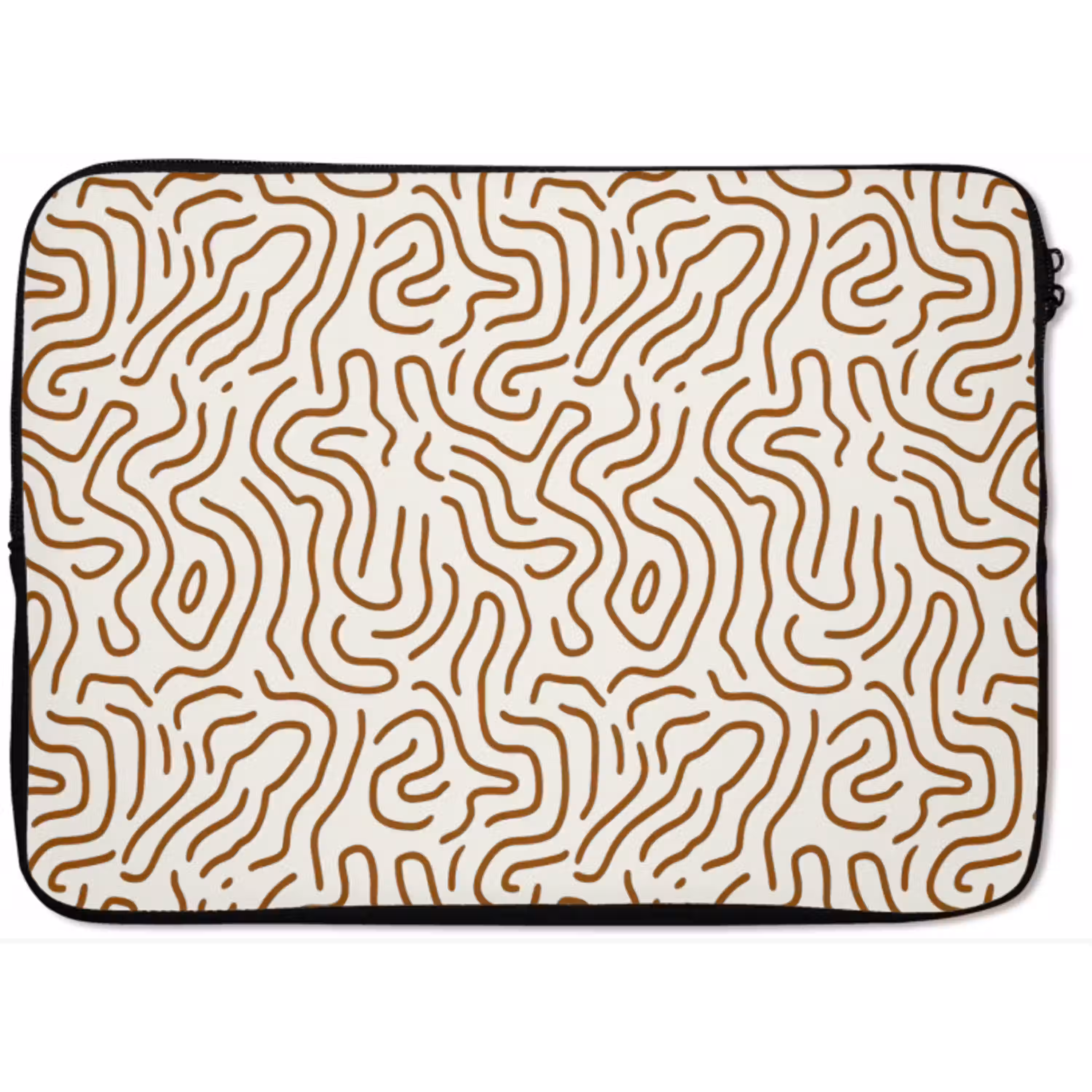 Minimalistisch - Patroon - Terracotta laptophoes neopreen klein 279 -zkaufland3dotto