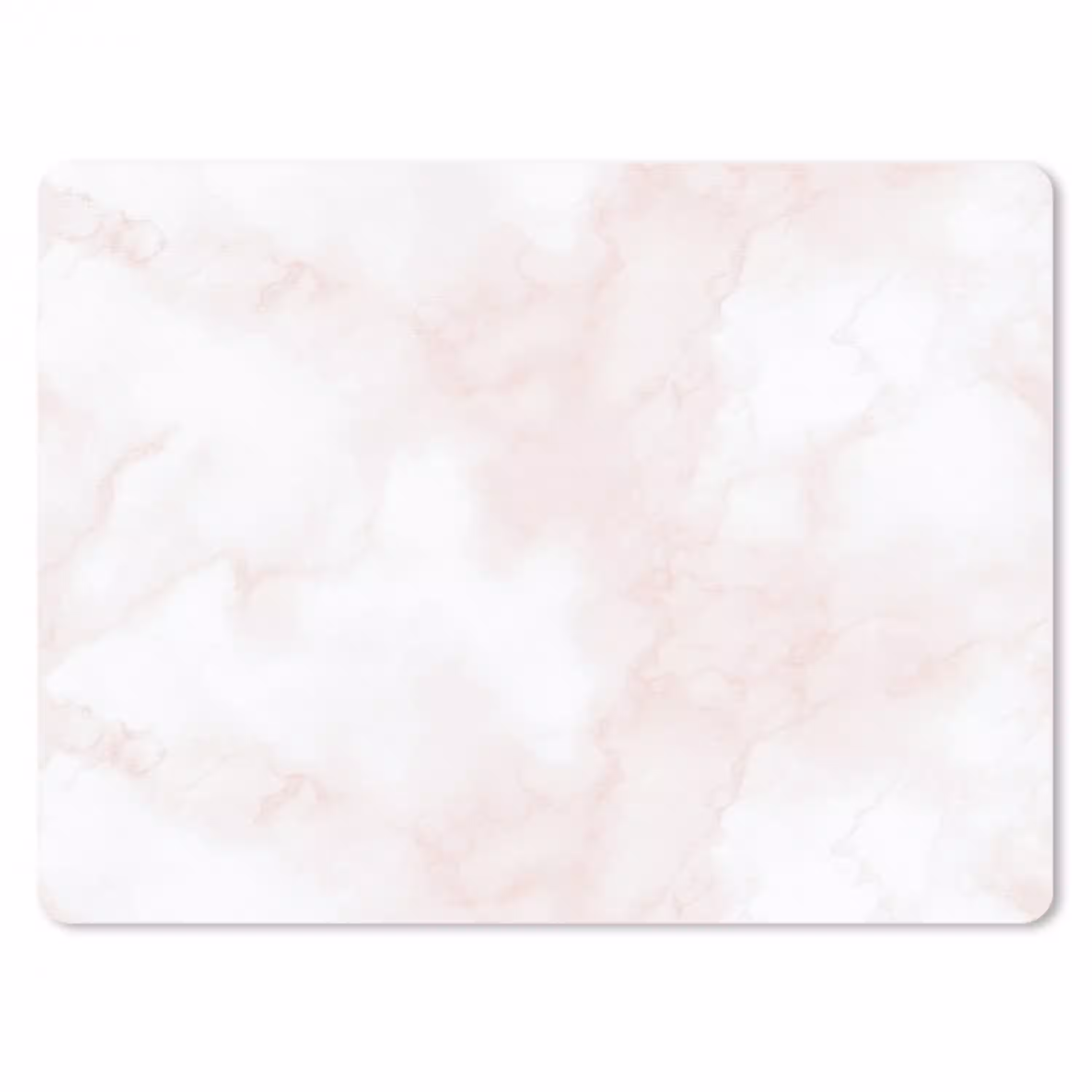 Wolkenstructuur - Roze - Marmer muismat rubber klein 262 -3d