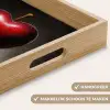Apple - Hart - Rood Dienblad Rechthoek middel -USP_HandgreepNL