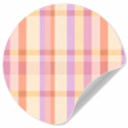Pastel - uitpatroon - Geometrisch Wandcirkel behangsticker klein 186 -3d