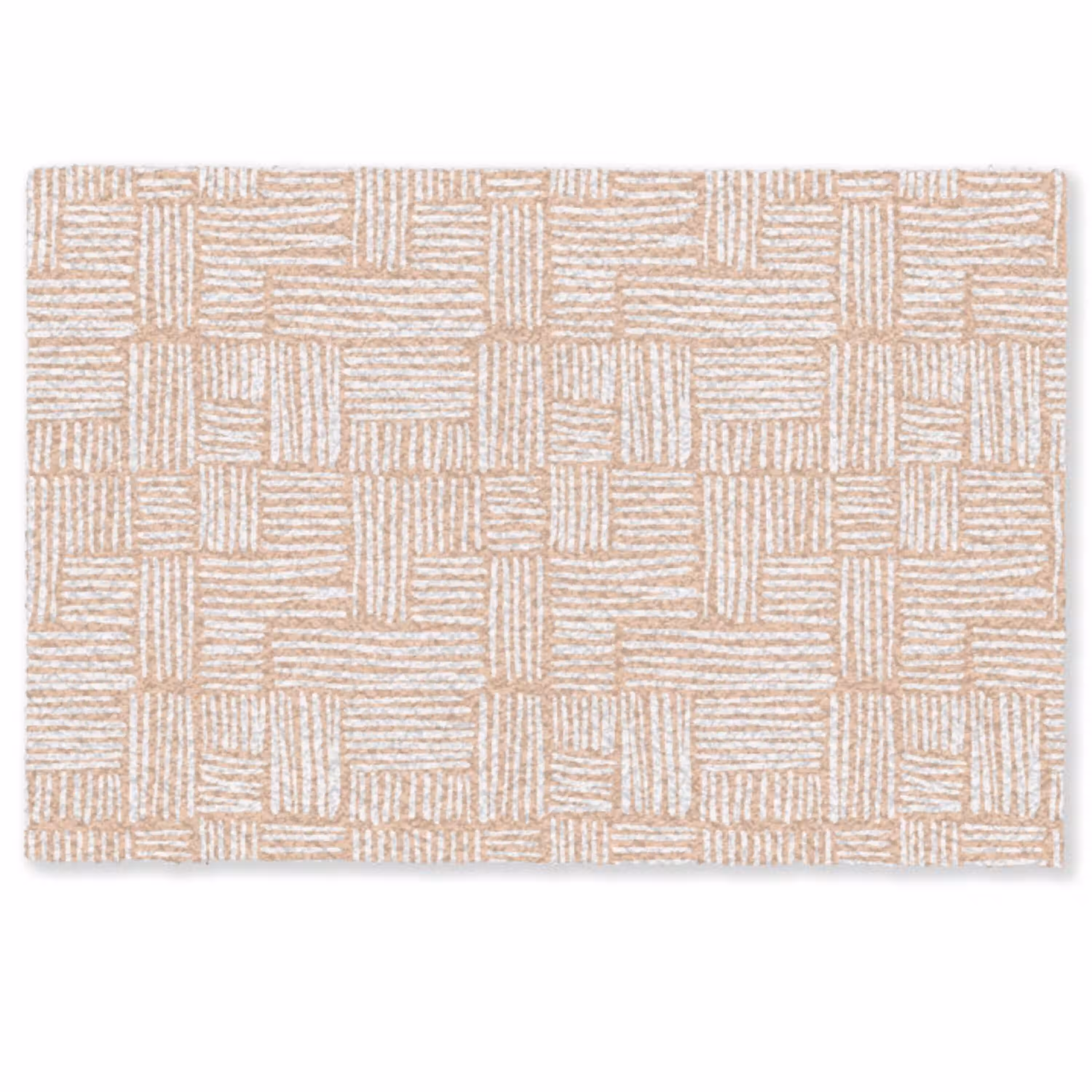 Strepen - Patroon - Terracotta Deurmat klein 898 -zkaufland3d