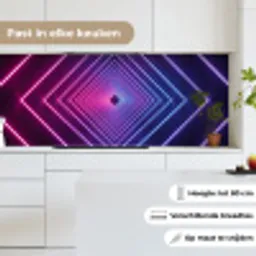Driedimensionaal - Tunnel - Ruimte keuken achterwand 2 middel -sfeer4_NL