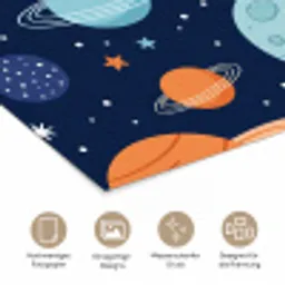 Ruimte - Planeten - Kleurrijk poster papier klein -tcloseup_DE