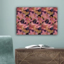 Lelies - Patroon - Roze - Goud canvas 2cm klein 34 -sfeer4