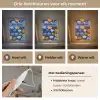 Bloemen - Patroon - Blauw Light Box met kabel (Kinderlampje) klein -USP_lichtkleurNL