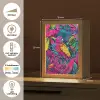 Papegaai - Tropisch - Jungle - Kleurrijk Light Box met kabel klein -USP_NL