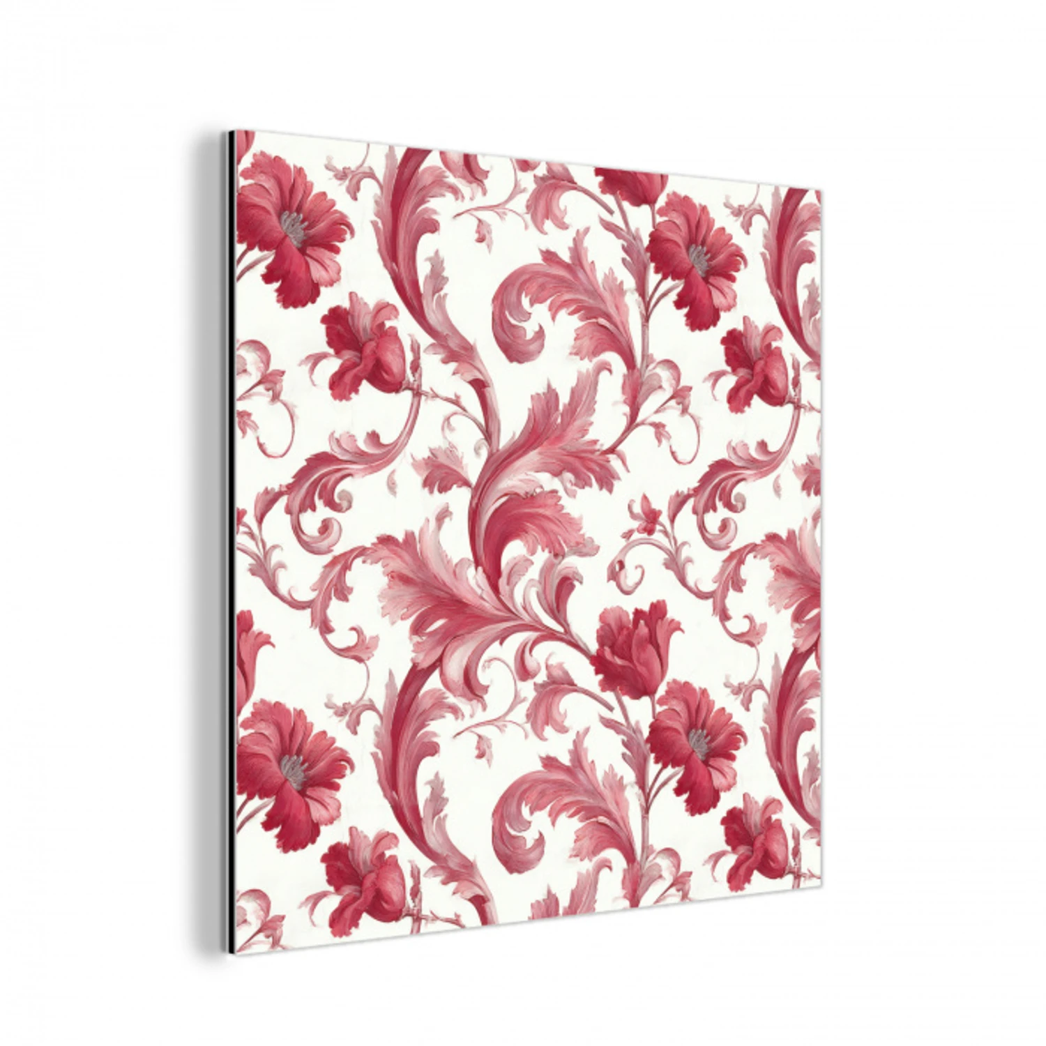 Barok - Patroon - Rood aluminium wit klein 46 -3d