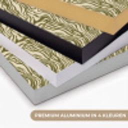 Abstract - Marmer - Groen Textielframe zwart klein 947 -USP_kleurenNL