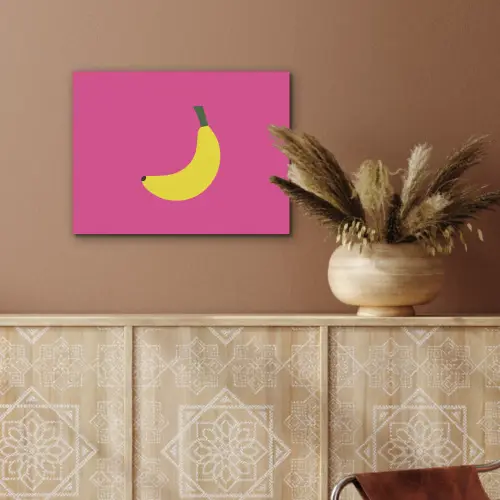 Banaan - Geel - Fruit PET vilt klein -sfeer4