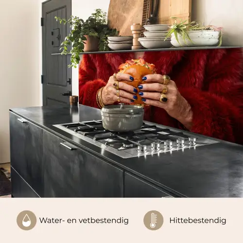 Broodje - Bontjas - Goud keuken achterwand 2 middel -usp_NL