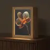 Orchidee - Doorzichtig - Bloem Light Box met kabel (Tafellamp) klein -z3d_website