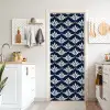 Modern - Ontwerp - Blauw deurposter klein 289 -sfeer5