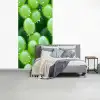 Druiven - Groen - Druppels fotobehang vinyl groot 64 -slaapkamer