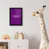 You're doing great - Paars - Bubble letters fotolijst zwart zonder passe partout klein -usfeer4_kinderkamer